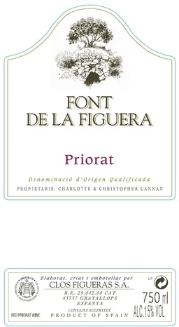 Clos Figueras Font de la Figuera Priorat