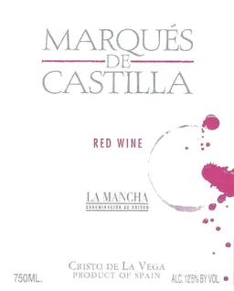 Cooperativa Cristo de La Vega Marques de Castilla Tempranillo-Syrah-Merlot