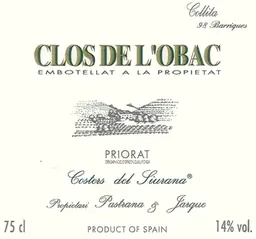 Costers del Siurana Clos de l'Obac