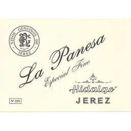 Emilio Hidalgo La Panesa Especial Fino Sherry
