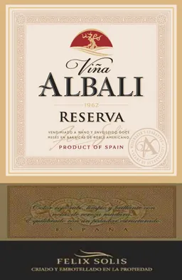 Felix Solis Avantis Valdepenas Vina Albali Reserva