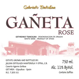 Ganeta Txakoli Rose