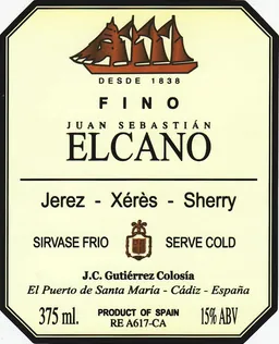 Gutierrez Colosia Elcano Fino Sherry