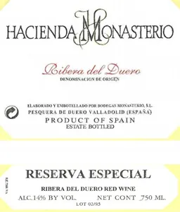 Ribera del Duero Reserva Especial