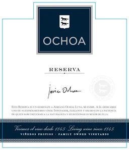 Ochoa Reserva Tempranillo
