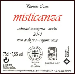 Partida Creus Misticanza Cabernet Sauvignon - Merlot