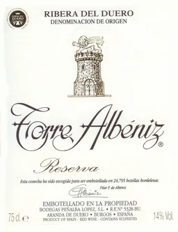 Finca Torremilanos Torre Albeniz Reserva