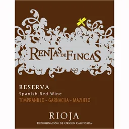Rioja Rentas de Fincas Reserva