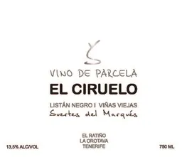 Suertes del Marques El Ciruelo Vinas Viejas Listan Negro
