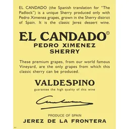 Pedro Ximenez El Candado