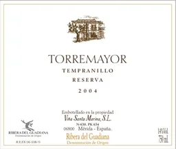 Torremayor 16 meses en Barrica Reserva Tempranillo