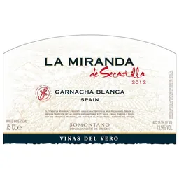 Vinas del Vero La Miranda de Secastilla Garnacha Blanca