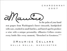 aMaurice Cellars Chardonnay