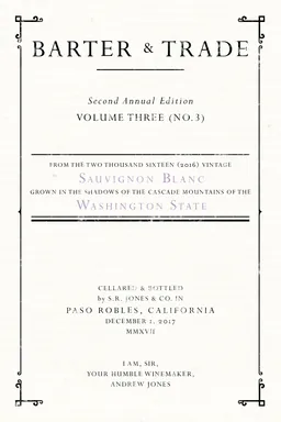 Barter & Trade Sauvignon Blanc