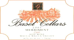 Basel Cellars Merriment Red