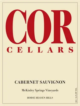 COR Cellars McKinley Springs Vineyard Cabernet Sauvignon