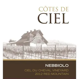 Cotes de Ciel Ciel Du Cheval Vineyard Nebbiolo