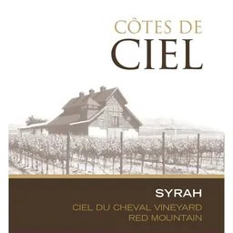 Cotes de Ciel Ciel du Cheval Vineyard Syrah