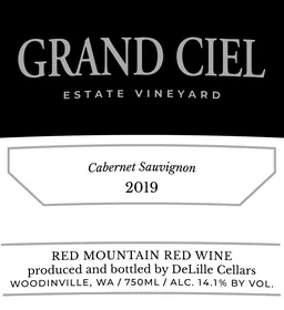 DeLille Cellars Grand Ciel Cabernet Sauvignon