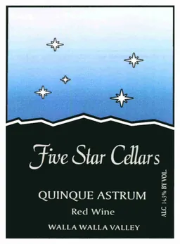 Five Star Cellars Quinque Astrum Red