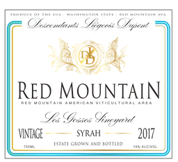 Hedges Family Estate Descendants Liegeois Dupont Syrah