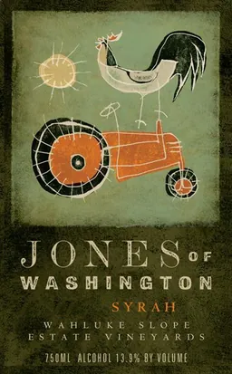 Jones of Washington Wine Estate Vineyards Syrah