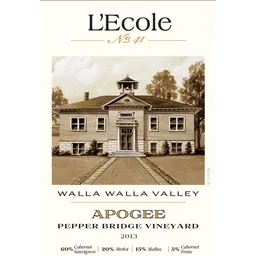 L'Ecole 41 Pepper Bridge Vineyard Apogee