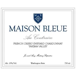 Au Contraire French Creek Vineyard Chardonnay