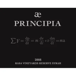Principia Reserve Syrah