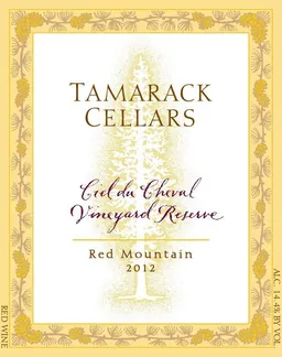 Tamarack Cellars Ciel du Cheval Vineyard Reserve