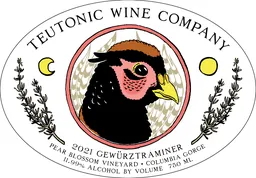 Teutonic Pear Blossom Vineyard Gewurztraminer