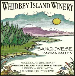 Whidbey Island Vineyard & Winery Sangiovese