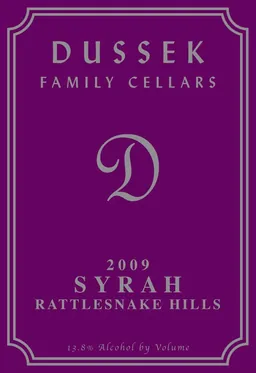 Woodhouse Family Cellars Dussek Syrah