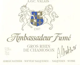 Gros Rhin de Chamoson Ambassadeur Fume