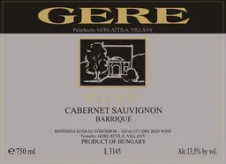 Villany Barrique Cabernet Sauvignon