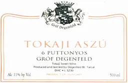 Tokaji Aszu 6 Puttonyos