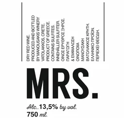 Manousakis Estate MRS