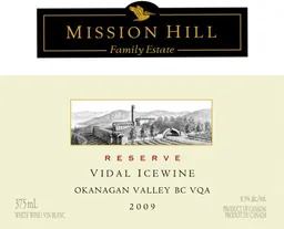 Mission Hill Family Estate IceWine Vidal