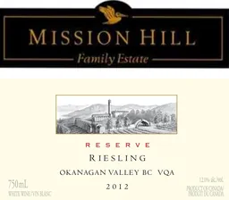 Mission Hill Family Estate Reserve Riesling
