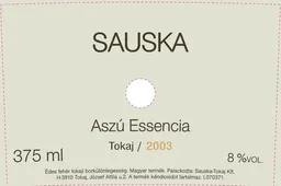 Tokaji Aszu Essencia
