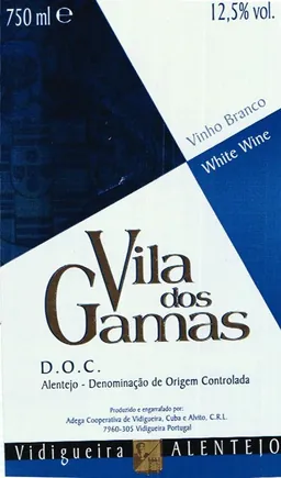 Adega Cooperativa de Vidigueira Vila dos Gamas Branco