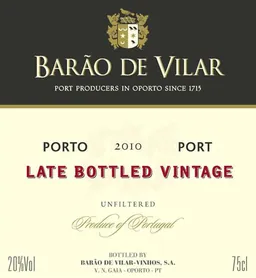 Late Bottled Vintage Baronesa de Vilar Port