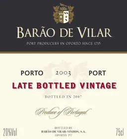 Late Bottled Vintage Port