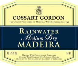 Cossart Gordon & Co Rainwater Madeira