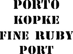 Fine Ruby Port