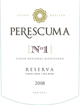 Vinho Regional Alentejano Perescuma No 1 Reserva Tinto