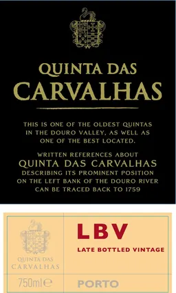 Real Companhia Velha Late Bottle Vintage Quinta das Carvalhas Port