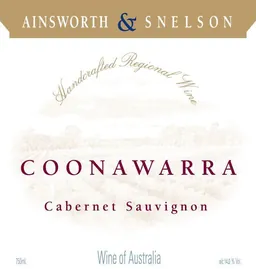 Ainsworth and Snelson Cabernet Sauvignon