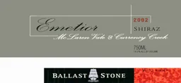 Ballast Stone Estate Wines Emetior Shiraz