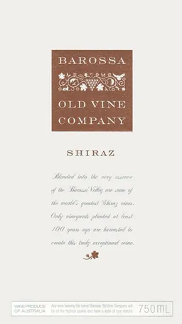 Barossa Old Vine Company Shiraz